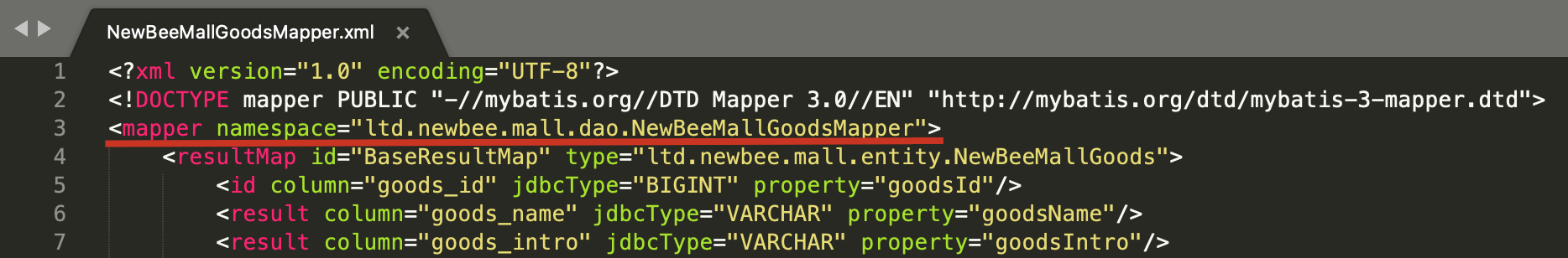 mapper-namespace
